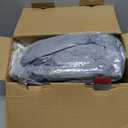 Homemate Heated Blanket Electric Throw - 50"x60" Heating Blanket Throw 1/2/4/6/8 Hours Auto-Off 10 Heat Level Over-Heat Protection Flannel Sherpa ETL Certification (01 - Light Grey)