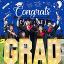JUICYRAUL 2.3FT Marquee Numbers Lights Grad Sign, Light up Letters for 2026 Graduation Decoration, Class of 2026 for College High School Senior Kindergarten Graduation Party Favor Supplies
