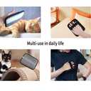 2-in-1 Pet Nail Cat Dog Clpipper Kit, Electrostatic Gloves & Nail Clipper Grooming Set for Dogs & Cats -Removes Hair from Furniture, Car Seats, Carpets & Curtains.
