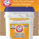 Arm & Hammer Powder Laundry Detergent, Professional Soap for Washing Clothes, 290 Loads, Free and Clear, Bulk 18lb Pail