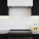 10 Sheets Glossy Dolomite PVC Subway Tiles Peel and Stick Backsplash,12''Heat Resistant Stick on Tiles for Kitchen,Waterproof Peel and Stick Wall Tiles for Bathrrom