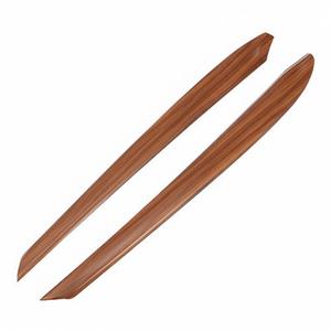 X AUTOHAUX 2pcs Inner Front Door Panel Armrest Cover Trim for Tesla Model 3 2021 2022 Accessories Interior Decoration Matte Black