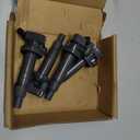 4PCS Ignition Coil Pack & Iridium Spark Plugs Compatible with 1.8L L4 1999-2008 Toyota Corolla, 2000-2005 Celica, MR2 Spyder, 2003-2008 Matrix, Pontiac Vibe, 2000-2002 Chevy Prizm Replace UF247 & 4503