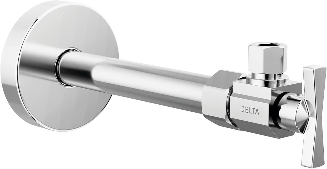 Delta DT022203 Angled Supply Stop Valve with Dial Handle - Less Supply Line - Chrome