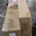 70 in Walk-in Catio with Window Access, Extra Large Outdoor Cat Enclosure for Multiple Cats, Waterproof Roof Cattery with Bridge and Scratching Post Outside Cat Patio Playpen Grey