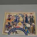 Melissa & Doug Classic Wooden Christmas Nativity Set with 4-Piece Stable and 11 Wooden Figures
