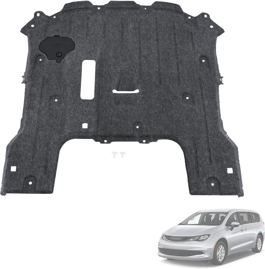 68489769AA Engine Splash Shield Fit for Chrysler Pacifica/Voyager 2017 2018 2019 2020 2021 2022 2023 2024 2025 2026 3.6L V6 Mud Flap Case Cover | Chassis Protection Skid Plate 68650708AA