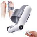 Zenopax Electric Bunion Corrector - Dynamic Airbag Technology and 5-Stage Adjustment, Hammer Toe Corrector with Remote Control for Pain Relief, Breathable & Comfortable for All-Day Wear for Women Men (white)