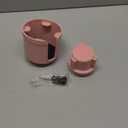 Upgraded Car Cup Holder Expander Adapter with Offset Adjustable Base, Compatible with Yeti 14/24/36/46oz Ramblers, Hydro Flasks 32/40oz, Other Large Bottles Mugs in 3.5"-4.0", Pink 1 Pack