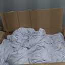 HAINARverS Folding Chair Covers, 100PCS Upgrade Universal Fitted Stretch Spandex Chair Cover Protector for Wedding,Party,Banquet, Celebration (White, 100 PCS)