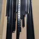 Storage Shelves 5 Tier Garage Shelving Heavy Duty Adjustable Metal Shelving Unit, Garage Shelves for Basement, Warehouse, Pantry, Closet, Kitchen 72 in H x 48 in W x 24 in D, Black