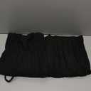 MakeMeChic Women's Maternity 2 Piece Outfits Lounge Set Ribbed Knit Long Sleeve Hoodie and Pants Pregnancy Set (Black) Small