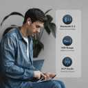Wireless Earbuds Pro 3, Bluetooth 5.3 Noise Cancelling Ear buds with ANC,Immersive Stereo Sound,ENC Clear Calls,30H Playtime,IPX5 Waterproof,Touch Control,In-Ear Headphones for iPhone/ Android (white)