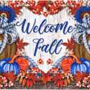 Evergreen Flag Sassafras Welcome Fall Neutral Sassafras Mat Interchangeable Entrance Doormat | Indoor and Outdoor | 22-inches x 10-inches | Non-Slip Backing | All-Season | Low Profile | Home Decor