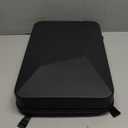 Computer backpack, business travel backpack. Hard shell and waterproof, equipped with USB charging port and password lock, with expandable capacity. Bring you a wonderful travel experience. (Black)