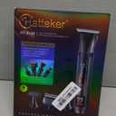 Hatteker Upgraded Mens Electric Back Shaver Body Grooming kit Body Trimmer Facial,Arm,Chin Beard Trimmer Cordless Hair Clipper with Adjustable Extension Handel Waterproof LED Display