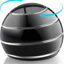 Fidget Spinner Desktop Toys - Kinetic Spinning Ball for Anxiety & ADHD Relief, Optical Illusion Fidget Toys for Adults, Kids, Parents & Friends, Metal Fidgets for Office & Home (1.54in Black)