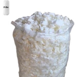 Bean Bag Filler Shredded Memory Foam Filling for Pillows, Bean Bags, Chairs, Dog Beds, Stuffed Animals, and Crafts 5 Pounds Comfortable and Soft Memory Foam (5lbs)