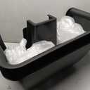 Mailbox Planter Box Fits True 4x4 (3.5") & 6x6 (5.5") Posts, Wrap-Around Resin Planter, 24 16 Gallon, Tuxedo Black, Large