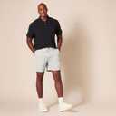Amazon Essentials Mens Classic-Fit 7" Chino Shorts (29, Grey)