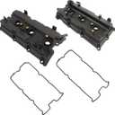 Engine Valve Cover Set with Bolts & Oil Cap & Gaskets Replacement for Nissan Altima 2002-2006/ Maxima 2002-2008/ Murano 2003-2007/ Quest 2004-2009 VQ35DE