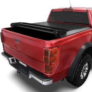 OEDRO Soft Quad-fold Truck Bed Tonneau Cover Fits for Ford F250 F350 F-250 F-350 Superduty 1999-2016 with 6.8 ft Bed