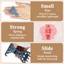 6-Piece Set Root Clips for Curly Hair Volume, Root Volume Clips, Exquisite and Stylish Retro Style,for Thin, Fine & Thick Hair Strong Fixation, Suitable for Back-of-Head Buns