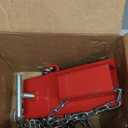 ELITEWILL Forklift Trailer Hitch Attachment, 2" Forklift Hitch Attachment Receiver Industrial Pallet Forks Towing Adapter with Safety Chain Heavy Duty for Warehouse Construction Farm