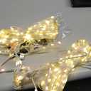 16.4FT Outdoor Christmas Decorations, Smart RGB Color Changing Christmas Hanging Waterfall String Lights, APP Remote Control, DIY Multi-Color Lightshow, Music Sync, Outside Xmas Lights Decor