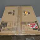 LEDIARY 20 inch Fandelier Caged Ceiling Fan with Light, Bladeless Ceiling Fan with Remote, Farmhouse Fan Lights Ceiling Fixtures for Kitchen, Bedroom, Outdoor(6 Speed, Timing)-Black