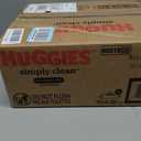 Huggies Simply Clean Unscented Baby Diaper Wipes, 11 Flip-Top Packs (704 Wipes Total)