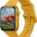 RLQA Smart Watch for Men Women Yellow