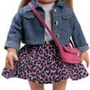 Adora Amazing Girls Collection, 18” Realistic Doll with Changeable Outfit and Movable Soft Body, Birthday Gift for Kids and Toddlers Ages 6+ - Claire Cheetah Chic!
