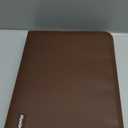 Huolewa Fireproof Accordion File Organizer, Portable Expanding File Folder with Waterproof Zipper&Labels, Brown Document Organizer with 13 Pockets, File Organizer for Important Document/Paper Storage