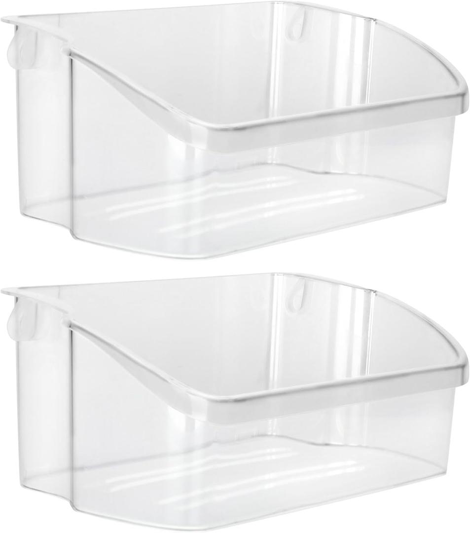 NEW UPGRADED2 Pack 240324502 Refrigerator Door Shelf Bins for Frigidaire, Kenmore, Electrolux Refrigerator Replacement Parts Replaces AP2549806,844402, EA429767,PS429767,LFSS2312TF0