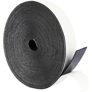 Yotache Thin Weather Stripping Door Seal 1" x1/16, Close Cell Foam Tape with Adhesive for Doors Insulation, Total 33 Feet Long