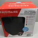 Frigidaire Mini Personal Fridge Cooler, Countertop, Holds Up to 10L/15 Cans, Brushed Black Stainless Rugged Design, Portable for Skincare, Makeup, Car, Office, Bedroom, Dorm Room, or Cabin