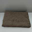 COSY HOMEER Edging Stair Treads Non-Slip Corner Indoor Stair Runners for Wooden Steps,Landing Slip Resistant Stair Rugs Mat for Kids and Dogs,100% Polyester TPE Backing,Brown,30x30 inch