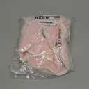 Geyoga 10 Pcs Baby Bibs 360 Rotate Baby Bandana Muslin Drool Bibs Petal Bibs Burp Gauze Cloths Absorbent Bib (Solid Pattern, Pink)