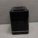 Mini Fridge, 6 Cans Small Refrigerator with Dimmable LED Light & Mirror Door, Portable Thermoelectric Cooler/Warmer for Bedroom, Office, Car and Gaming Room AC/DC Power