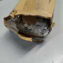 White Double Curtain Rod 36 to 153 Inch, Boho Decorative 1" Extra Long Dual Curtain Rods for Windows, Adjustable Heavy Duty Farmhouse Double Drapery Pole with Modern Faux Wood Grain Finials