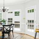 Cellular Shades Top Down Bottom Up Cordless Light Filtering Honeycomb Blinds No Drilling Or Drilling Pleated Window Shades for French Door Windows Easy to Install White, 32"W x 78"H