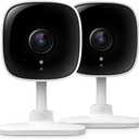 TP-Link Tapo 2K Security Camera for Baby Monitor, Dog Camera w/Motion Detection, 2-Way Audio, Night Vision, Cloud & SD Card Storage (Up to 256 GB), Works w/Alexa & Google Home, 2-Pack (Tapo C110P2)