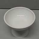 Vintage Milk Glass Pedestal Footed Compote Covered Candy Dish