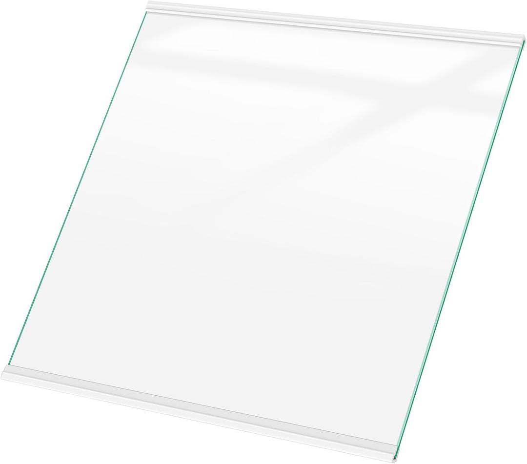 UPGRADED DA97-19937A Freezer Glass Shelf Compatible with Samsung Refrigerator Freezer Shelf Tempered Glass Samsung Fridge Shelf Replacement Part RS22T5201SR RS22T5561SR Upper Freezer Shelves 12"x10.6"