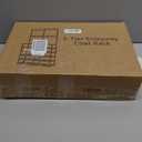 Laiensia 5-Tier Entryway Coat Rack, Coat and Shoe Rack, Entryway Bench Storage Organizer with 8 Hooks for Bedroom, Hallway, Office, Black