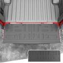 Xipoo Tailgate Liner Compatible with 2021 2022 2023 2024 2025 Ford F150 Tailgate Protector TPE Tailgate Mat Replacement for 2021-2025 Ford F150 Accessories (Tailgate Mat)