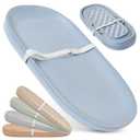 Jool Baby Waterproof Baby Changing Pad - Easy to Clean, Lightweight & Portable - Large Foam Cushion for Comfort (Blue)