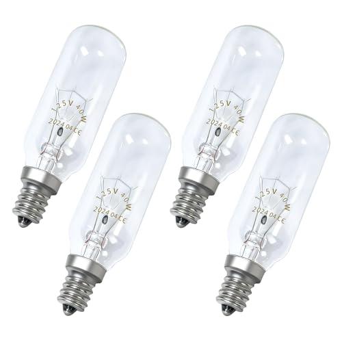 4 Pcs SB02300264 40W Light Bulb E12 for Broan Range Hood, Compatible with PM250-A, PM250-B, PM390, PM390-HS, PM390S, PM390WW, RM50000, RM503001, RM503004, RM503023, RM503601, RM503604, RM503623