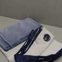 COSVIYA Curtains & Drapes Ombre Navy Blue Curtains 84 inch Long 2 Panels Set, Grommet Room Darkening Light Blocking Insulated Thermal Gradient Window Panels for Bedroom/Living Room,52x84 inches (Navy Blue to Grayish White)